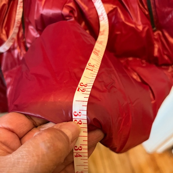 G by Giuliana Burgundy Down Puff Coat, Sz 1X - Picture 9 of 10